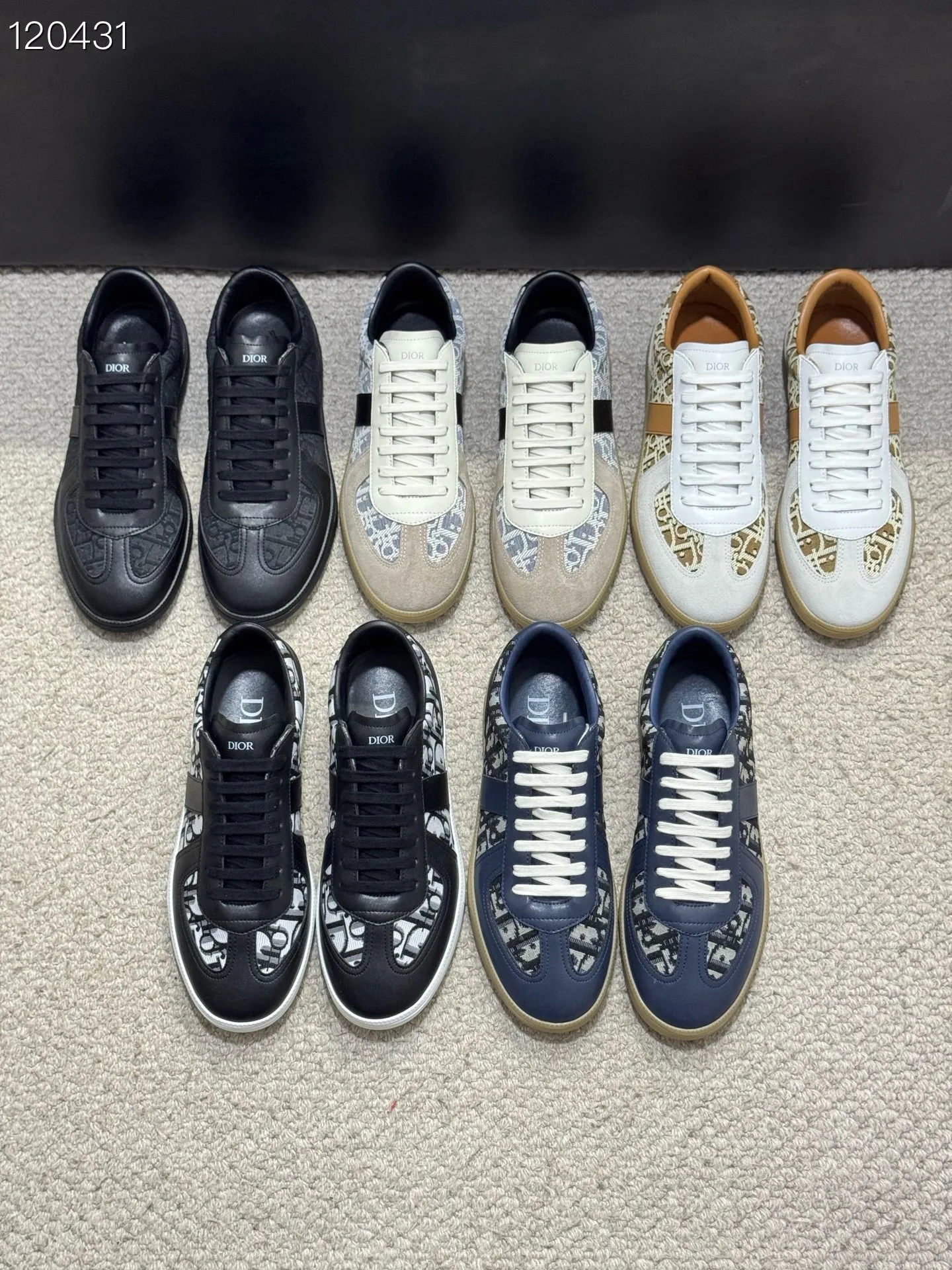 Men's Men's Shoes💰380【New Style】🎠🎠Dior🔍Top Purchasing Agency🇮🇹Di's hot style super popular sneakers are synchronized with the new product counters. The uppers are original Italian imported cowhide, the logo graphics are perfectly reproduced with complex craftsmanship necessary for fashionistas, and the imported soft sheepskin lining is Sole: The original sole is specially provided by the original factory. The exclusive movable molded sole is super comfortable. The original factory follows the order. 🔍🔍Multiple colors are available. You can enter and exit the counter at will. Welcome to compare. A must-have for trendy men. Code number: 38-44 (45 customized